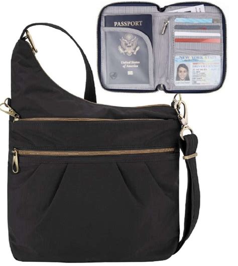 cross body for passport and with credit card rfid|rfid safe crossbody.